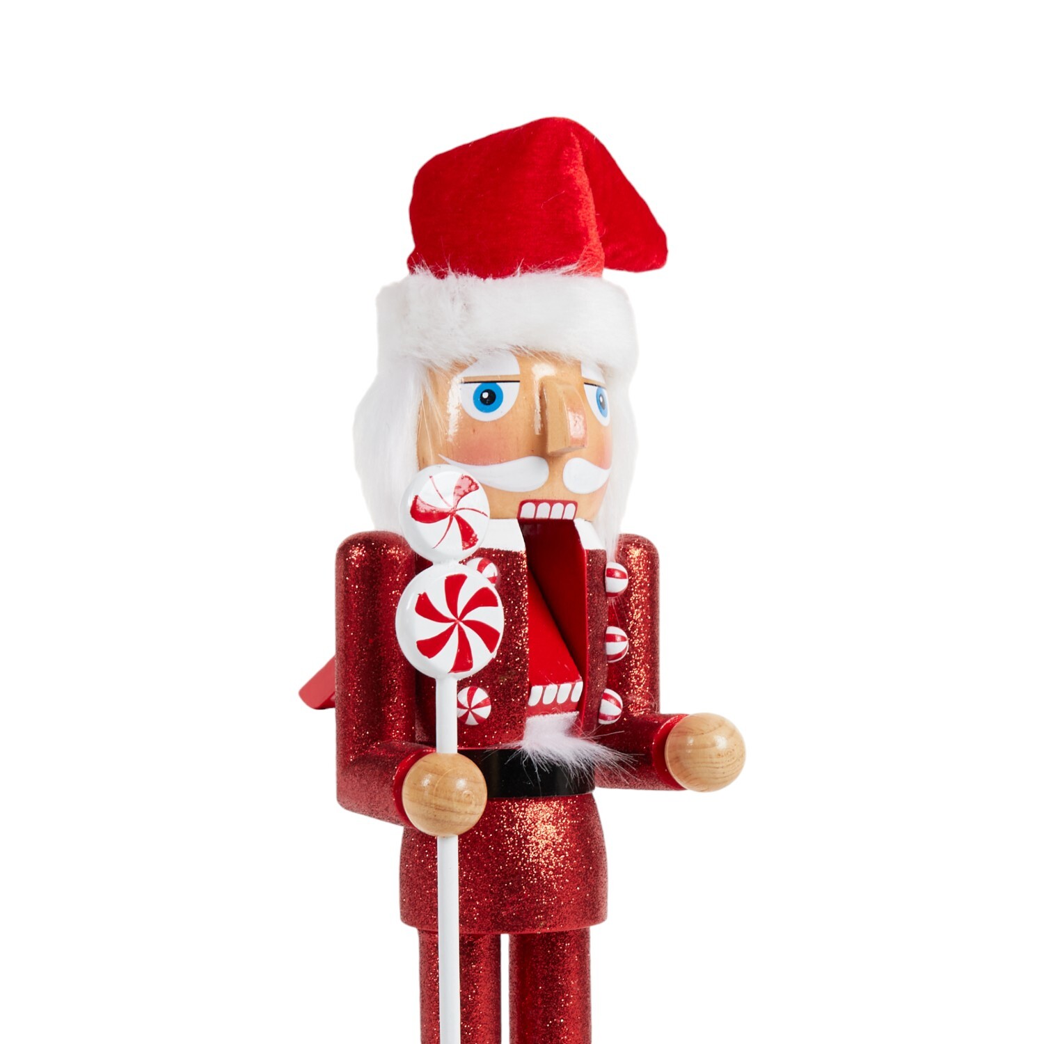 Red Glitter NutcrackerRed Image 3