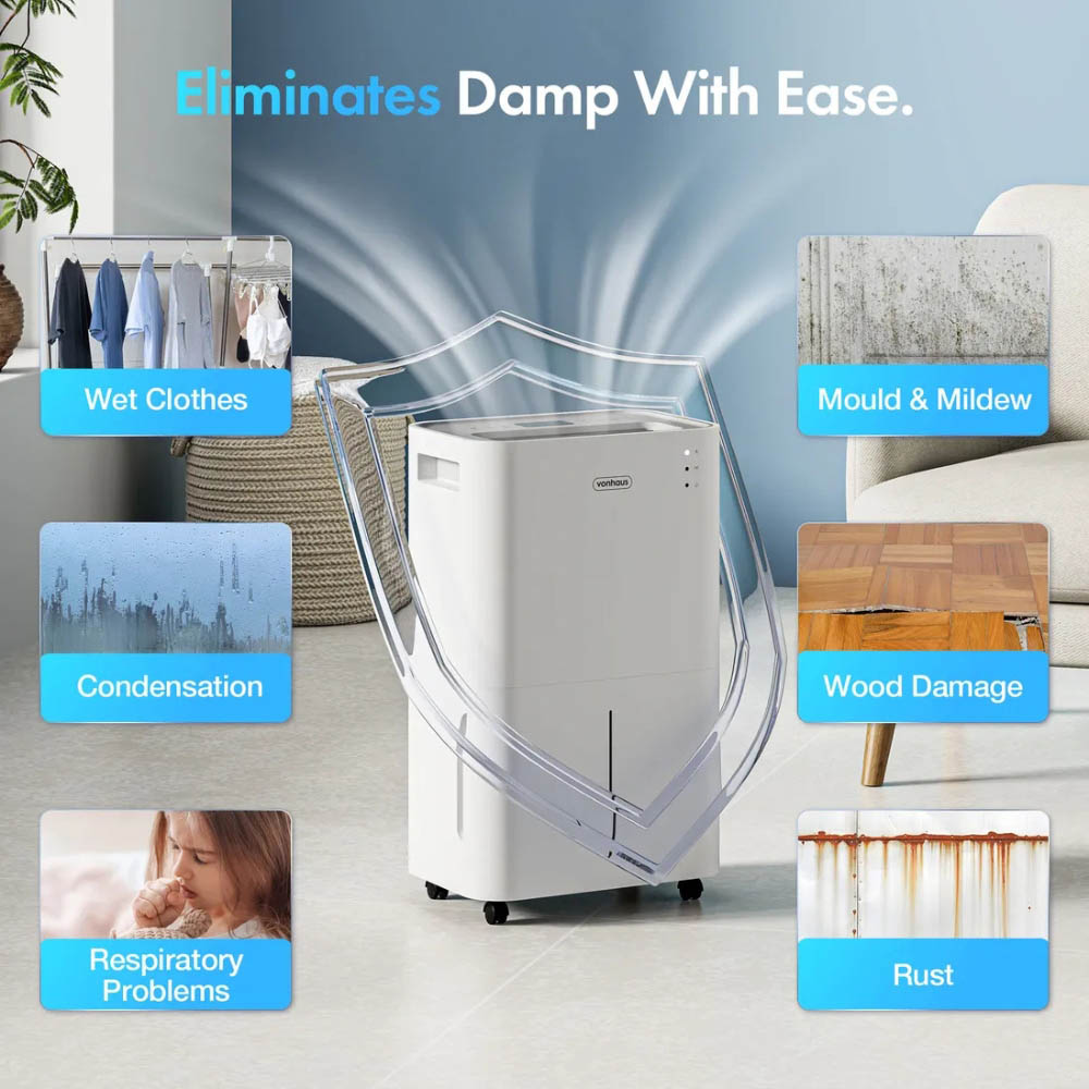 VonHaus Dehumidifier 20L Image 4