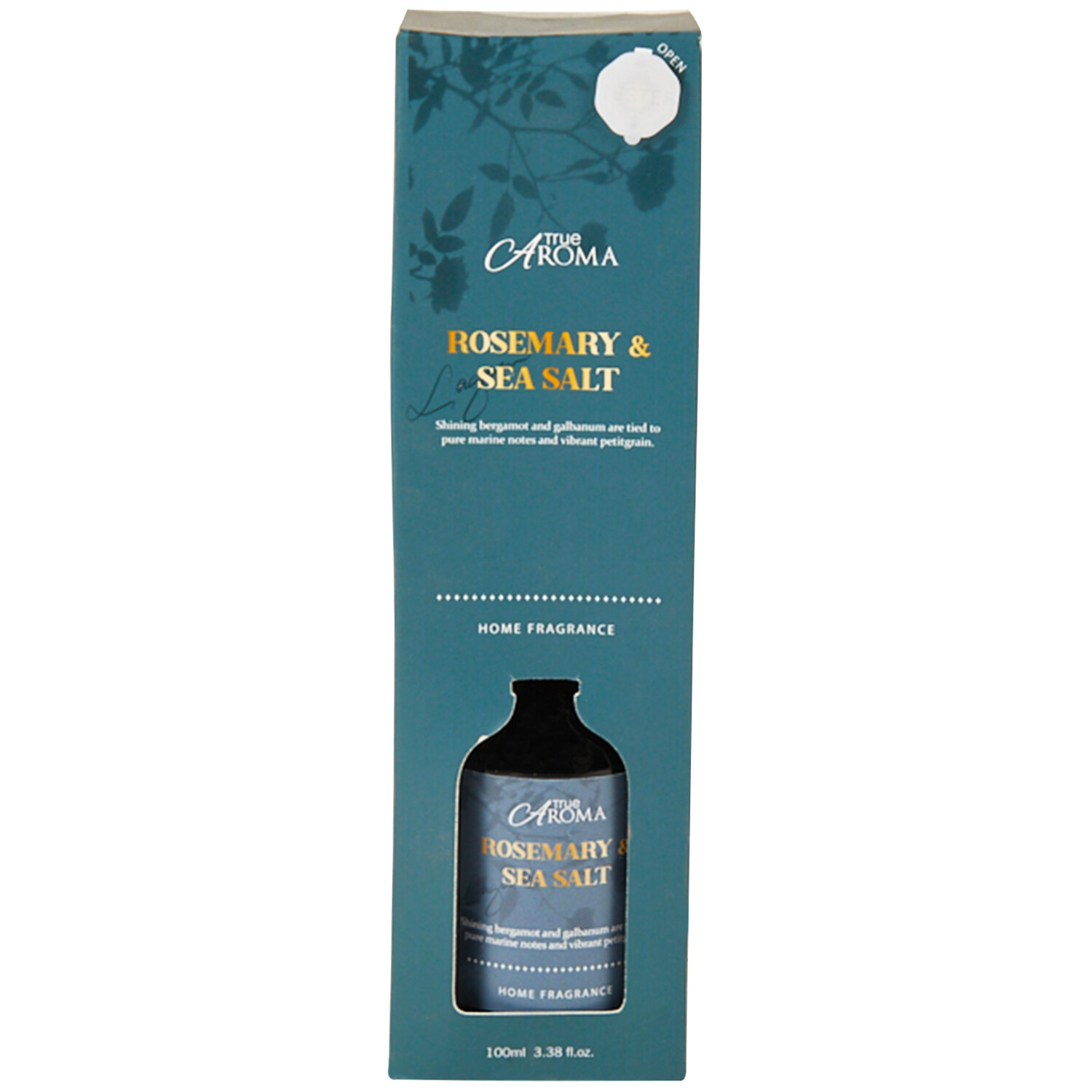 Rosemary and Sea Salt Diffuser 100ml - Blue Image 1