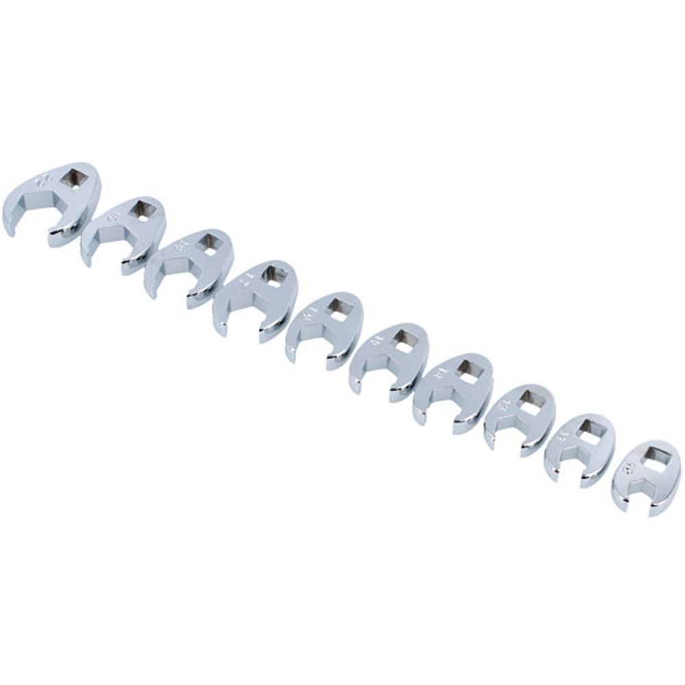 Laser 3282 10 Piece 3/8 inch D Crows Foot Wrench Set Image 4