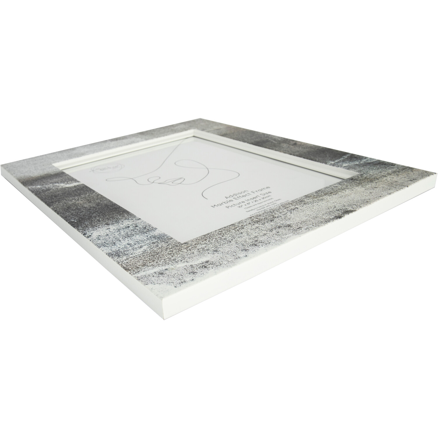 Addison Marble Effect Frame Grey 10 x 8in Image 2