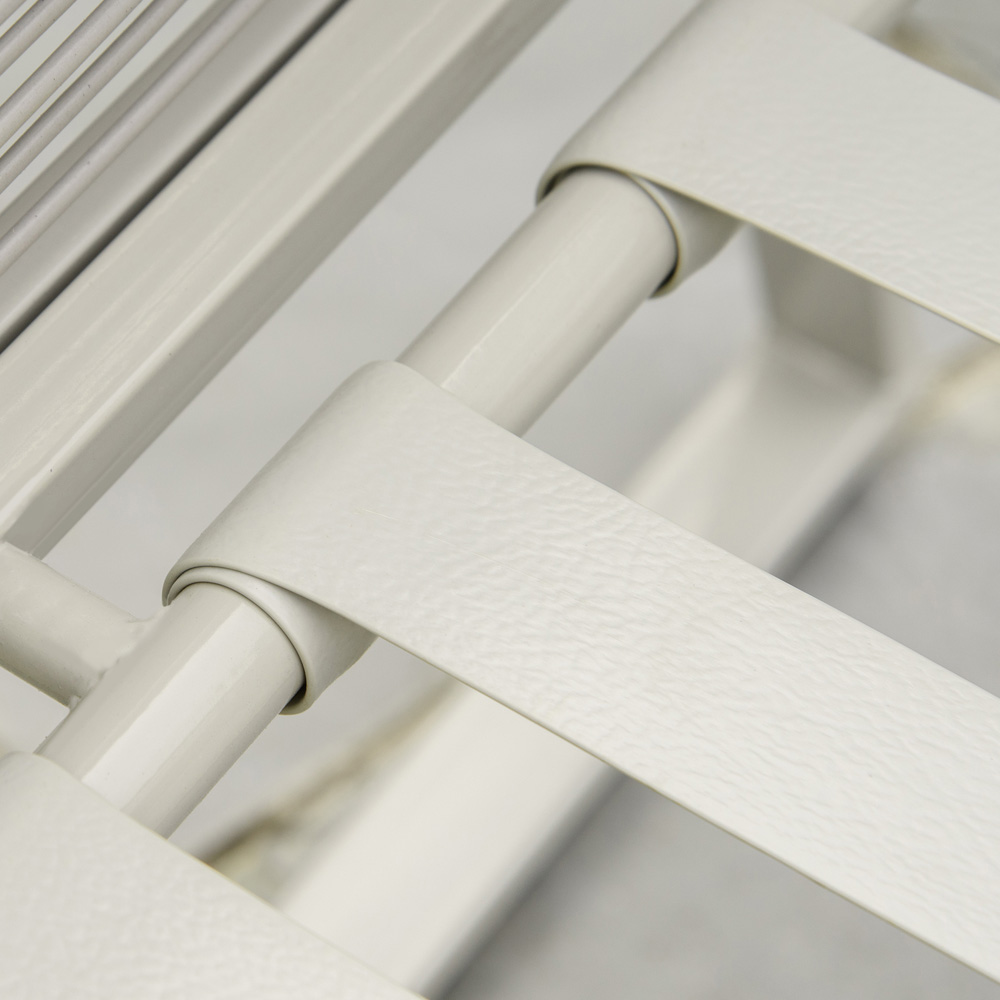 Outsunny 4 Seater Grey Wicker Metal Outdoor Sofa Set Image 3