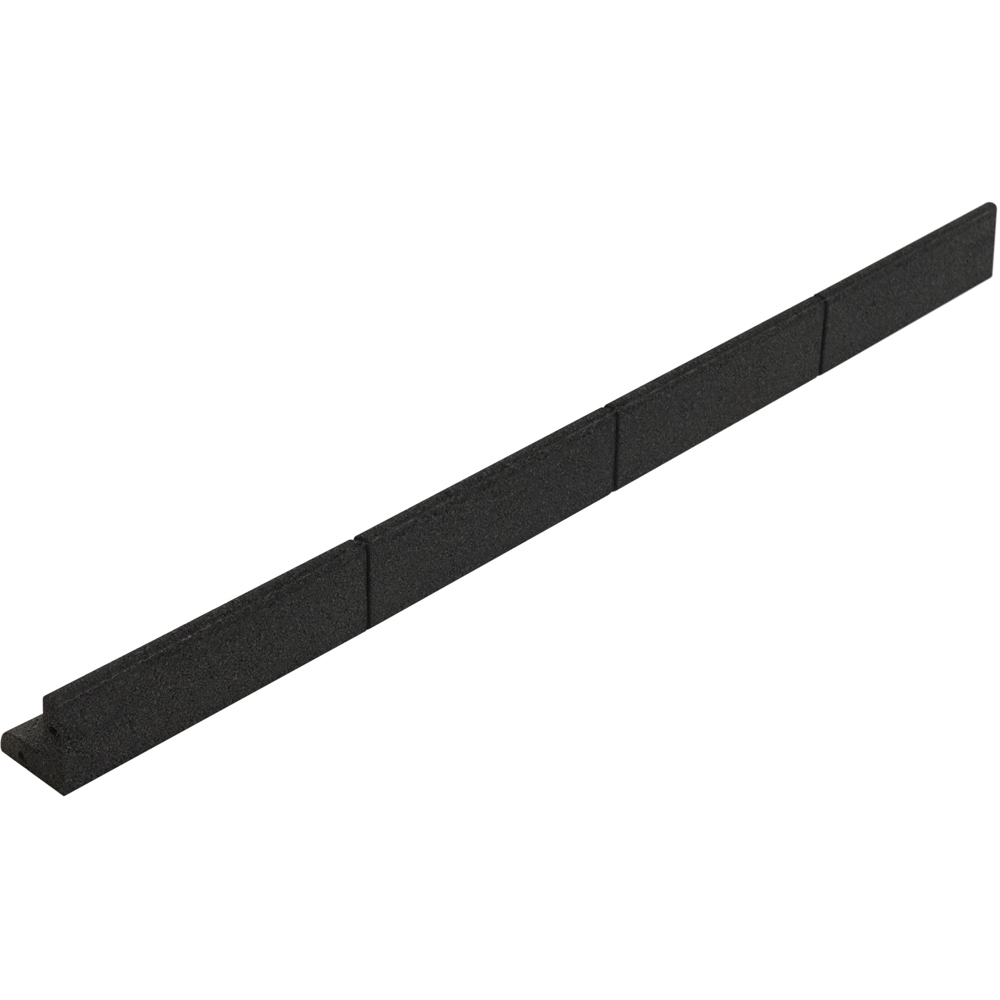 MonsterShop Black Flexible Lawn Edging with Mallet 28.8m Image 3