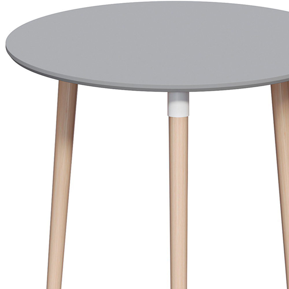 Vida Designs Batley 3 Seater Round Dining Table Grey Image 3