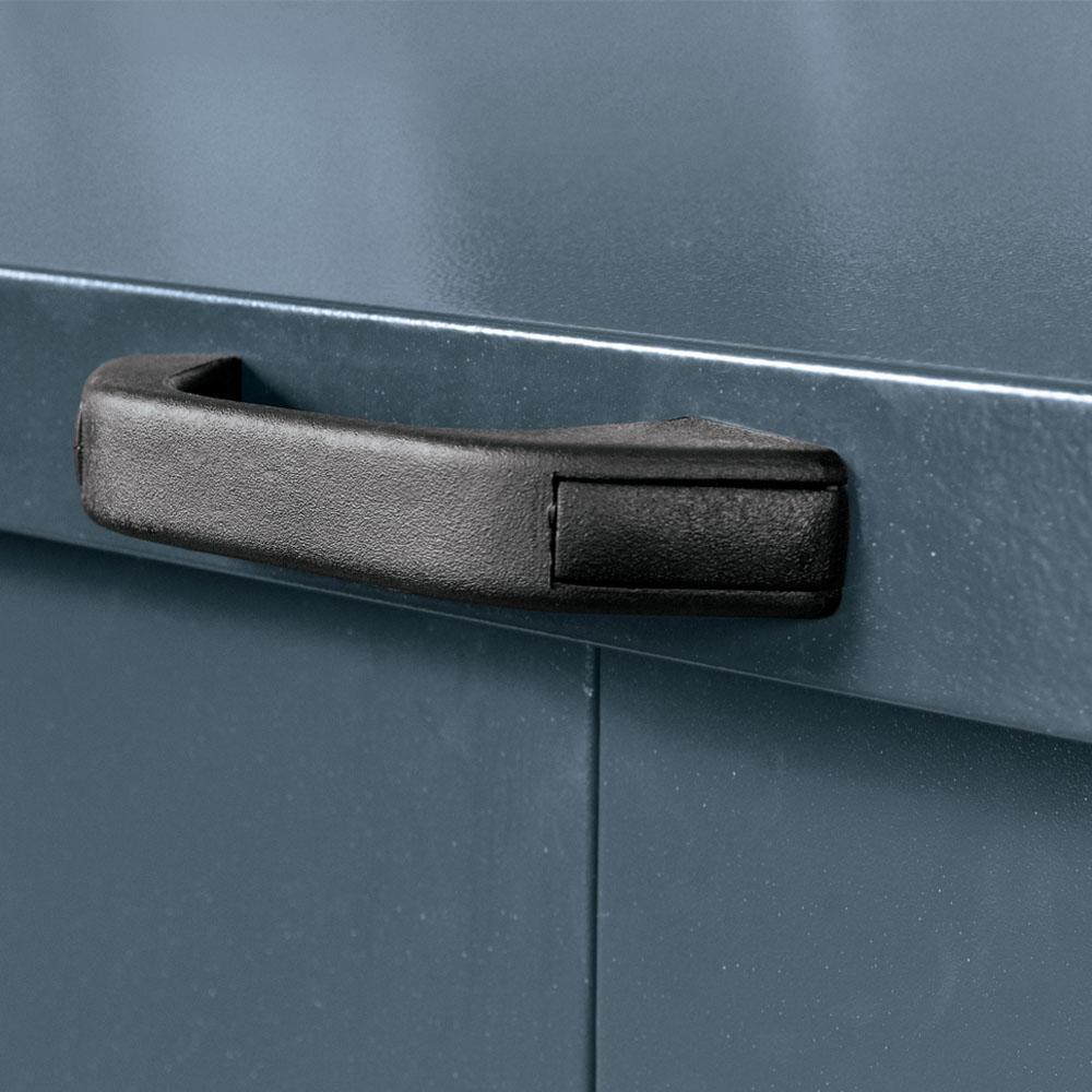 Asgard Access Plus 8 x 4ft Double Door Grey Garden Shed Image 7