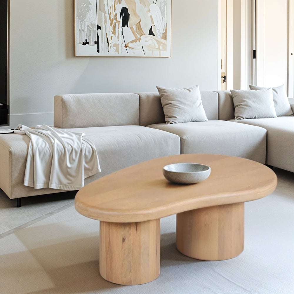 IH Design Ajmer Solid Wood Coffee Table Image 5