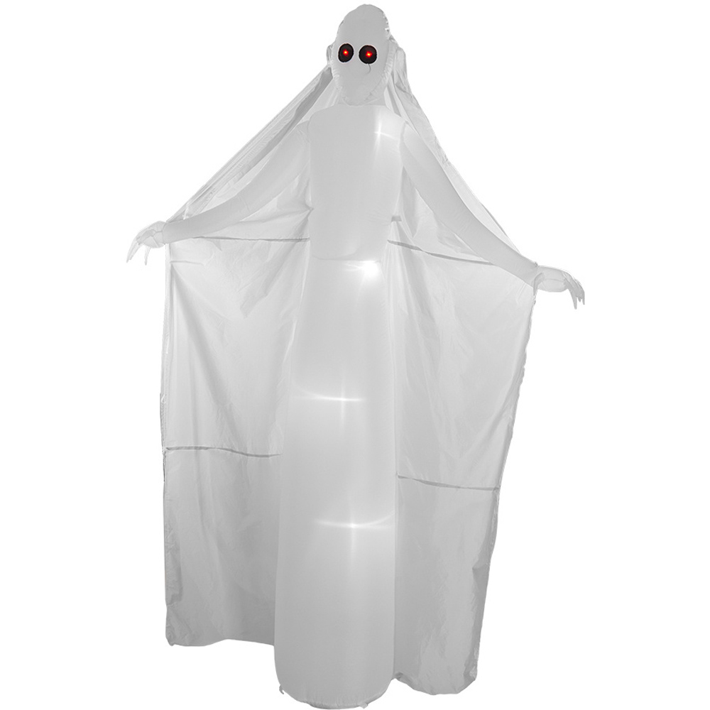 Living and Home Halloween Inflatable Ghost Bribe with Red Eyes 240cm Image 3