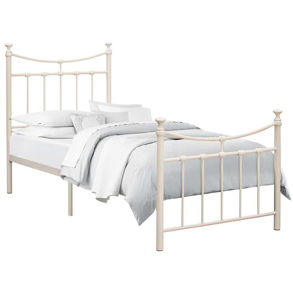 Emily Single Cream Bed Frame Image 2