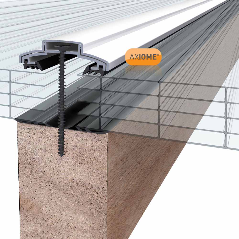 Axiome 25mm Clear Glazing Sheet 1000 x 2000mm Image 2