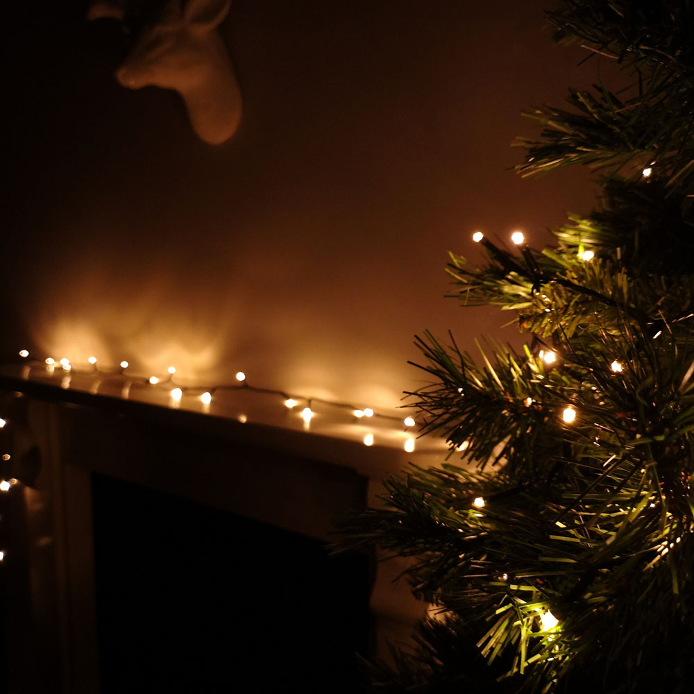 Premier SupaBrights 360 Vintage Gold LED Multi-Function Christmas String Light 28.7m Image 3