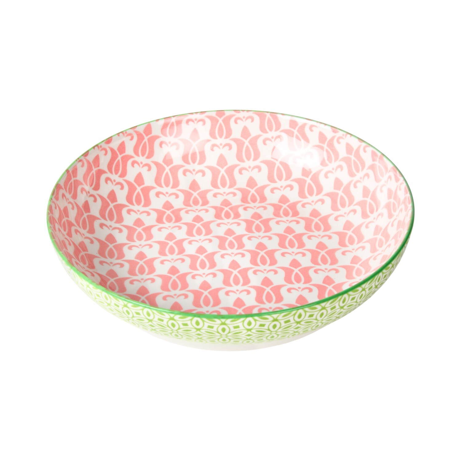Azalia Pad Print Pasta Bowl - Pink Image 2