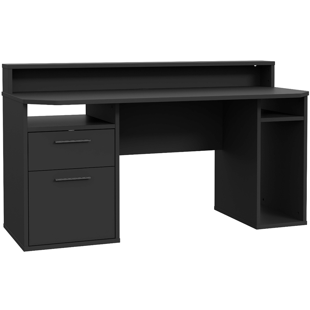 Flair Power Z Colour Changing LED Gaming Desk Black Image 3