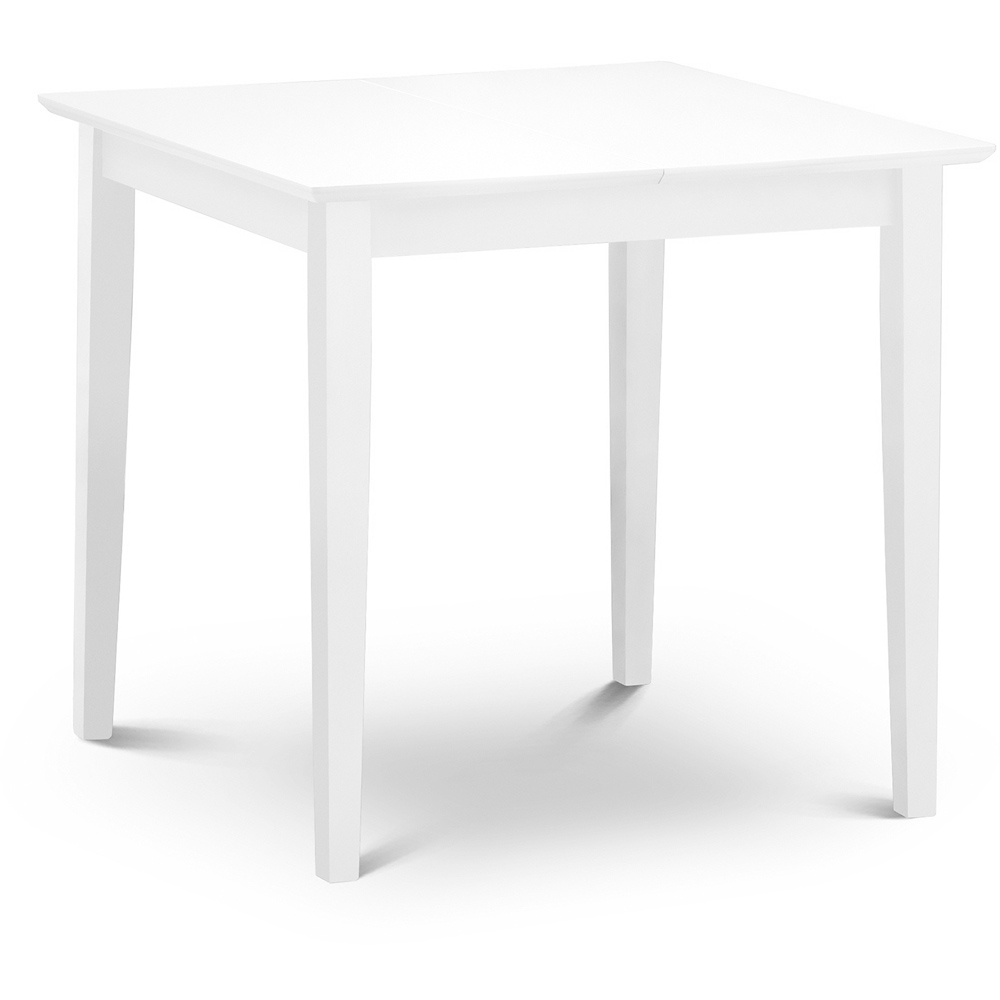 Julian Bowen Rufford Extending Dining Table White Image 2