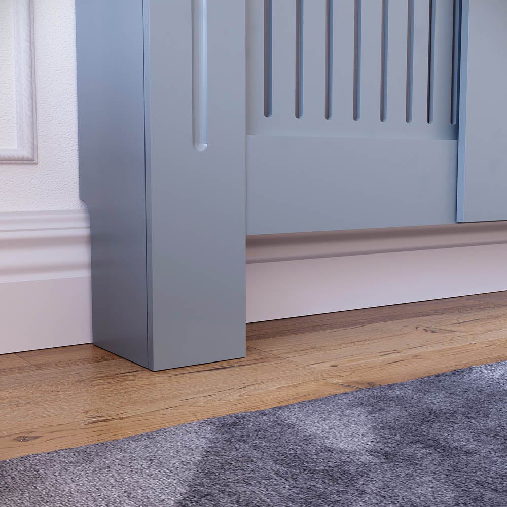 Vida Designs Chelsea Grey Adjustable Radiator Cover Image 3