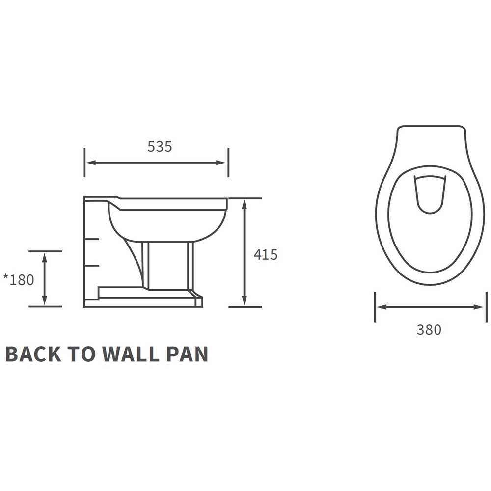 Bathstore Pelosa Back to Wall WC and Standard Soft Close Seat with Dual Flush Image 6