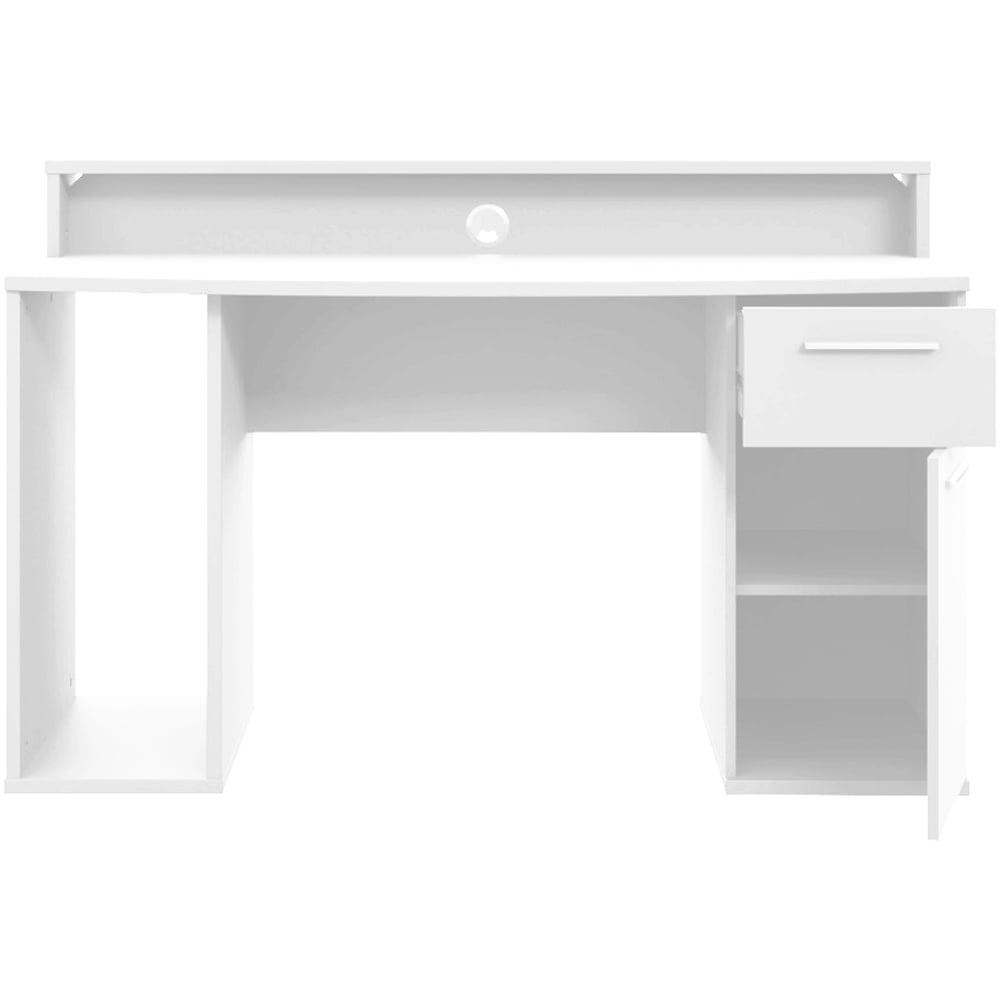 Flair Power Z Compact White LED Gaming Desk Image 2