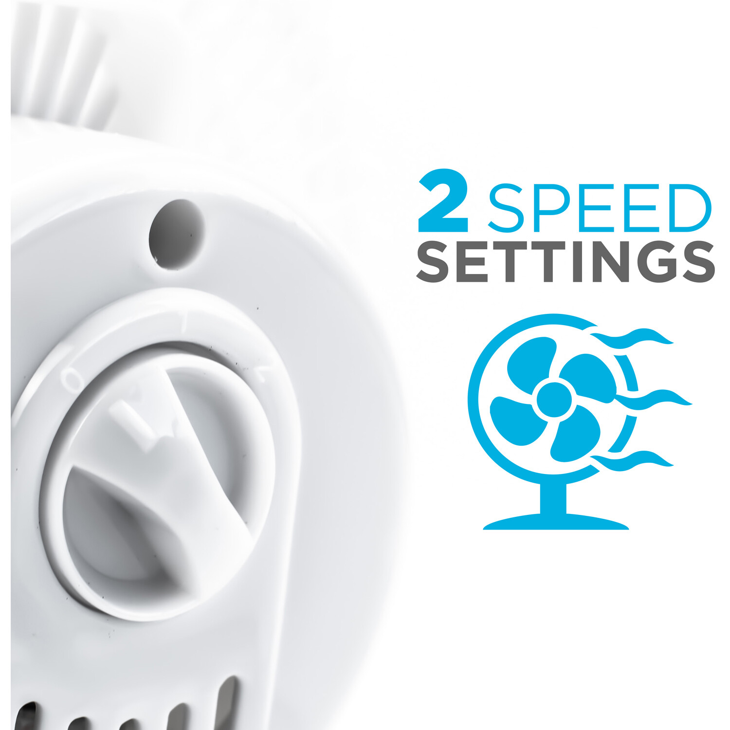 Status 6 inch Desk Fan White Image 3