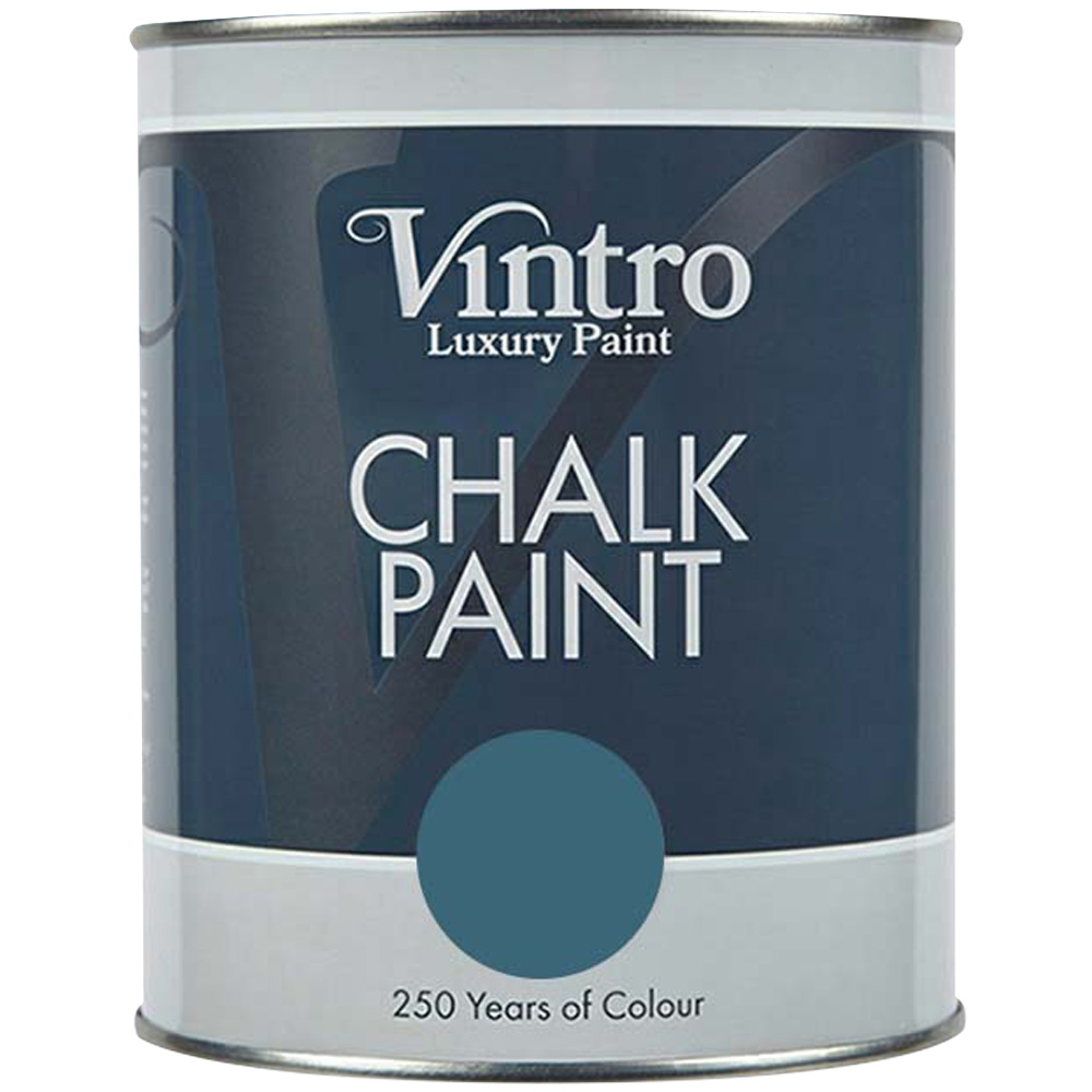 Vintro Paint French Navy Matt Finish Chalk Paint 1L Image 2