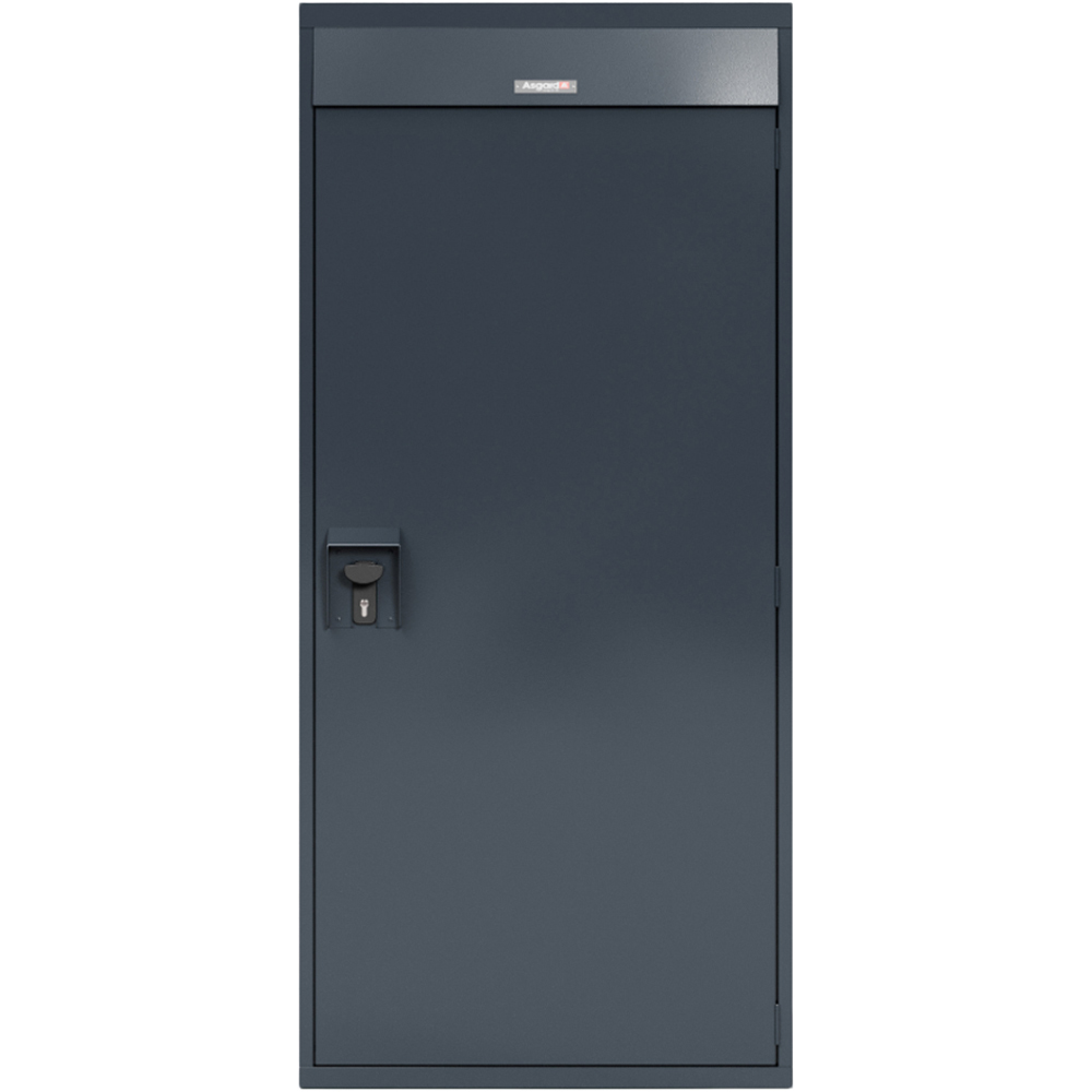 Asgard 2.6 x 3.6ft Grey Vertical Bike Locker Image 3