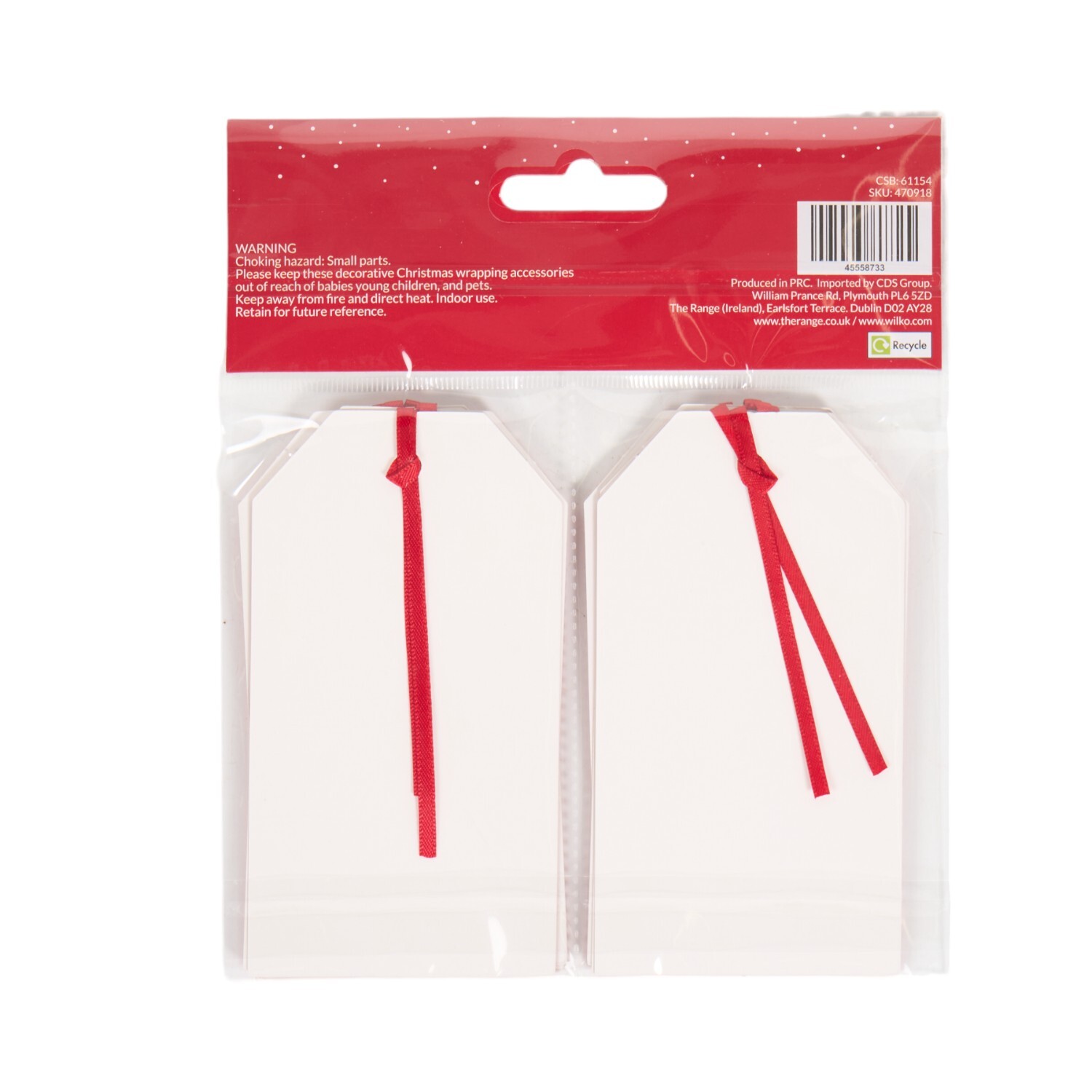 Pack of 10 Assorted Foil Gift Tags Image 4