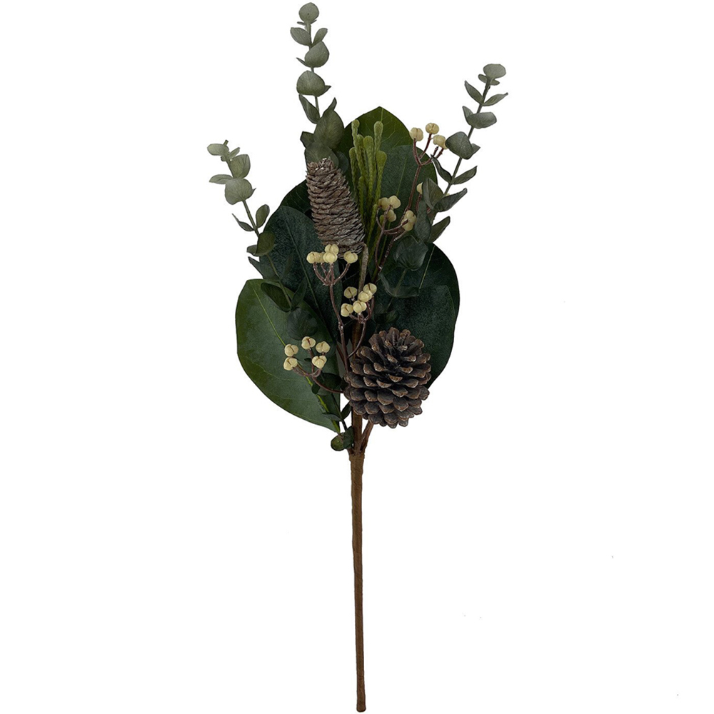 Magnolia Pinecones Spray - Green Image 2