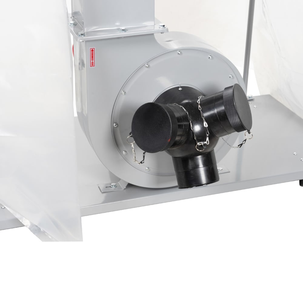 Holzmann ABS3880 Twin Bag Wood Chip Dust Extractor with Triple Inlet 230V Image 3