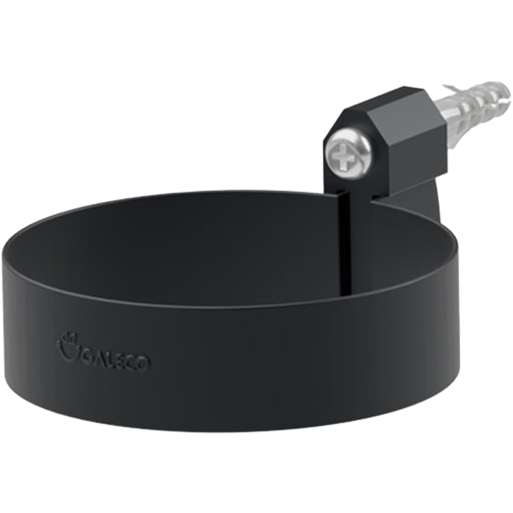 Galeco Steel Round Offset Downpipe Kit Black 87mm Image 3