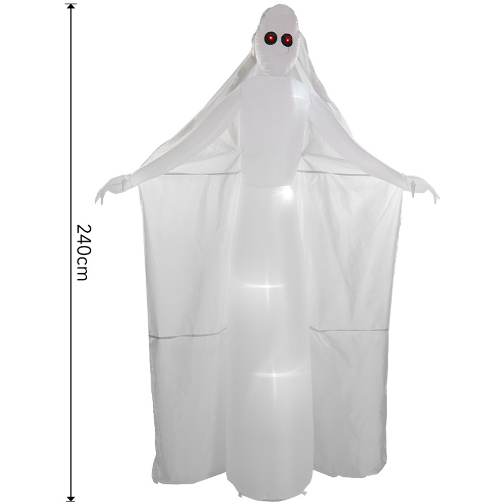 Living and Home Halloween Inflatable Ghost Bribe with Red Eyes 240cm Image 9