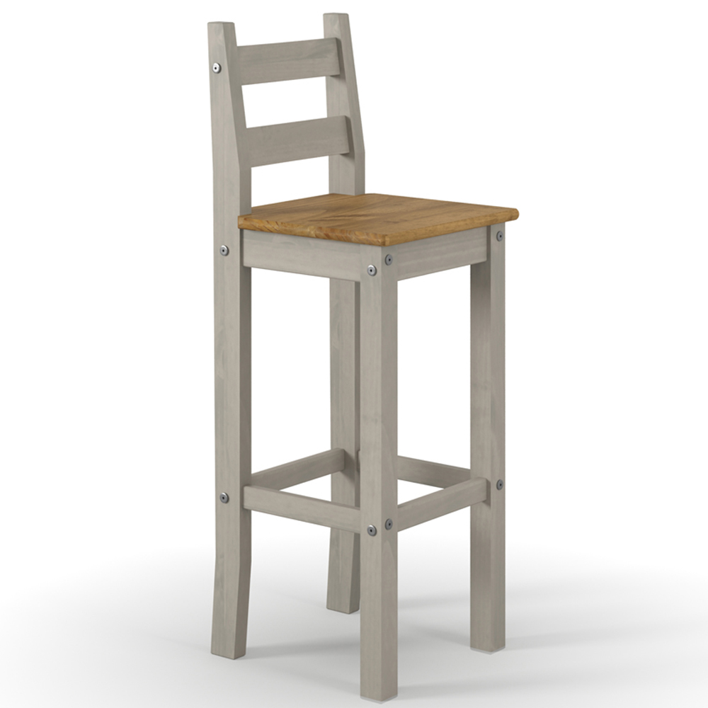 Core Products Corona Grey High Bar Chair Set of 2 Image 2