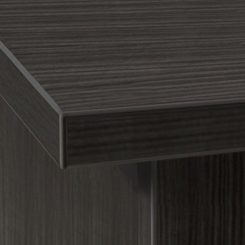 R White Cabinets 4 Drawer 4 Shelf Black Chest of Drawers Image 3