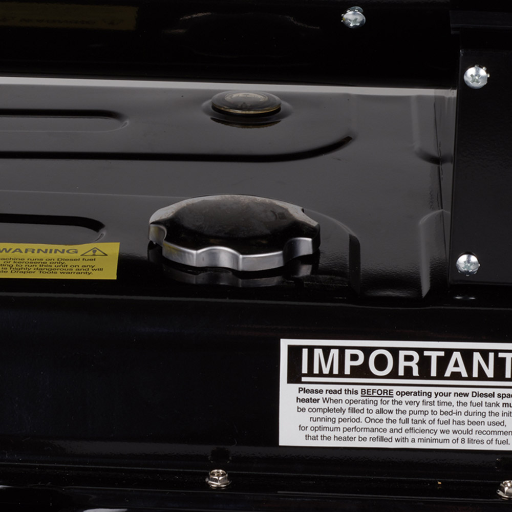 Draper Black Diesel and Kerosene Heater 20000W Image 8