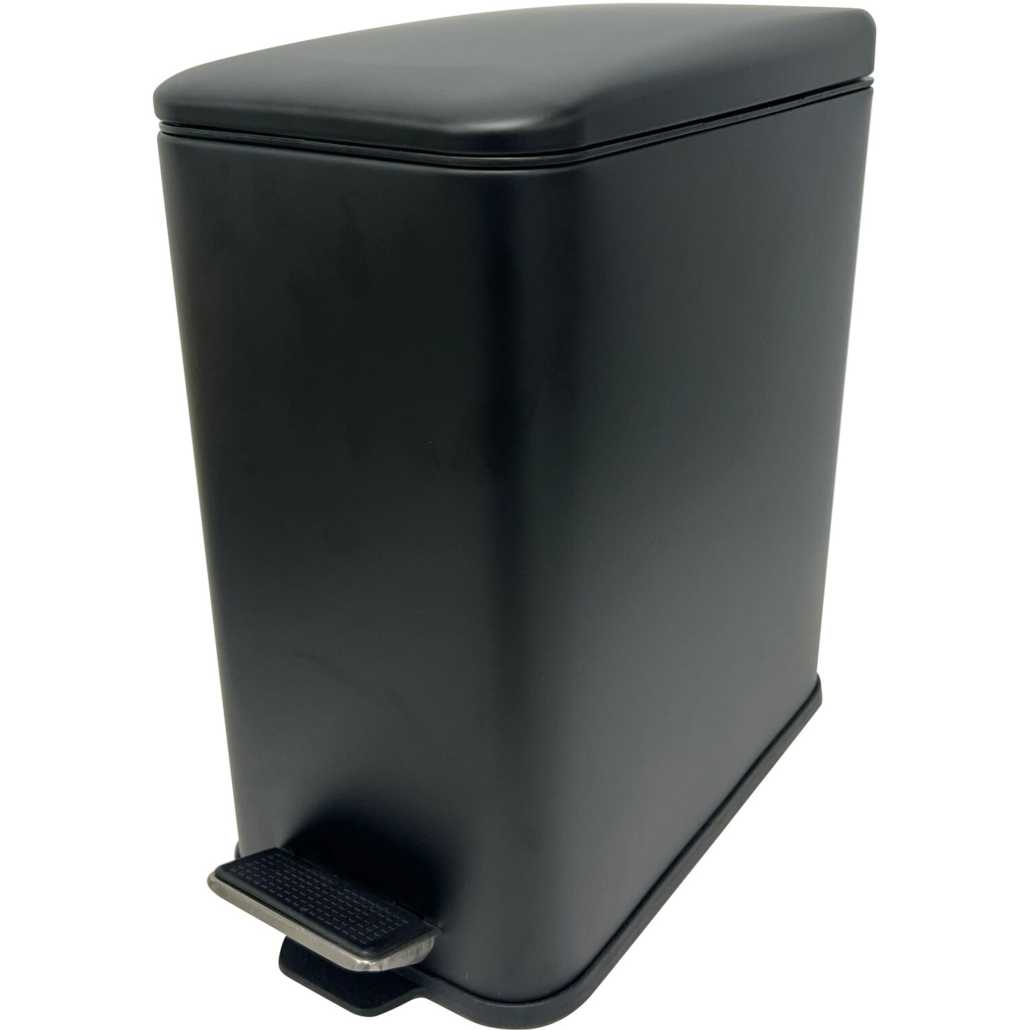Slimline Rectangular Bin 10L - Black Image