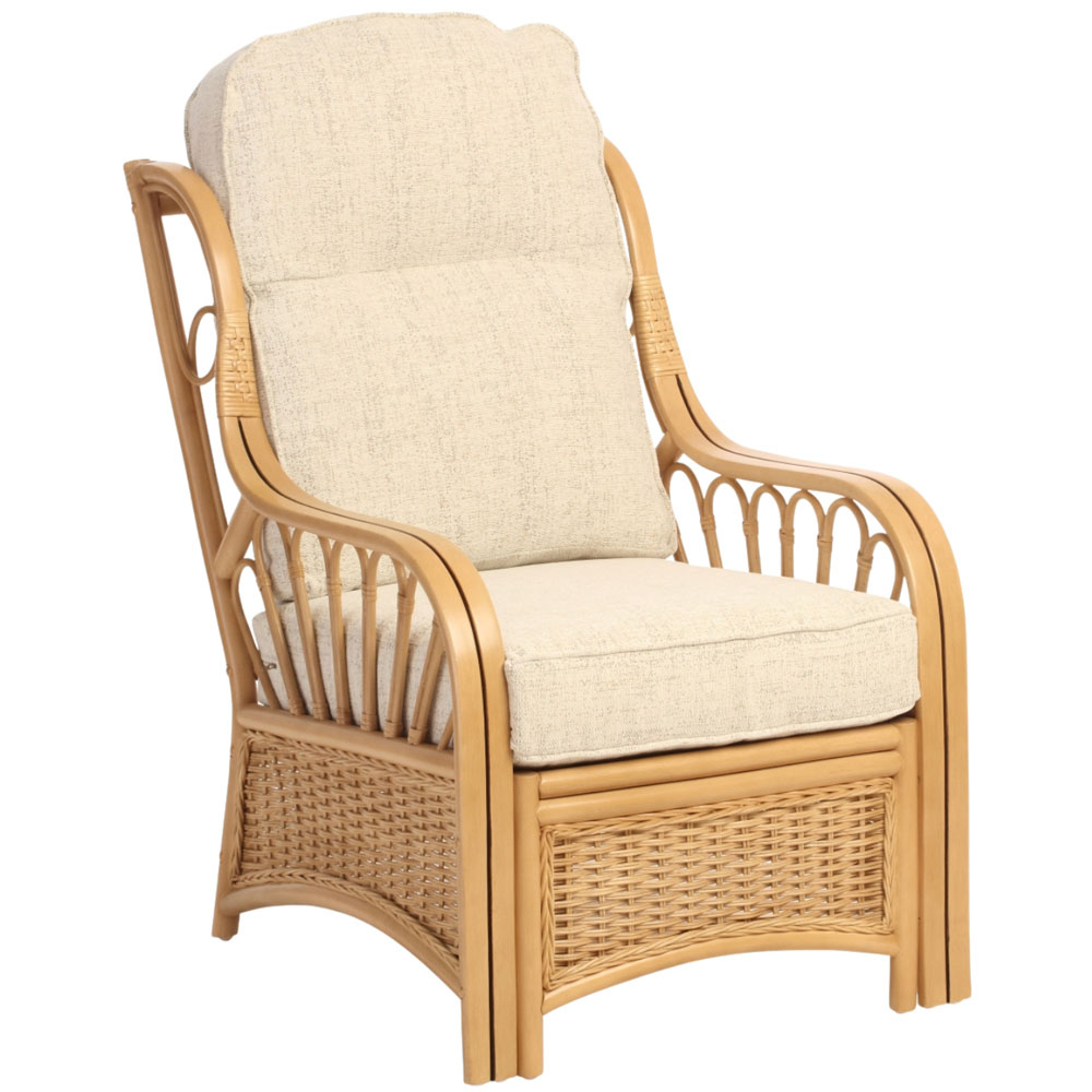 Desser Furniture Vale Light Oak Athena Plain Armchair Image 2