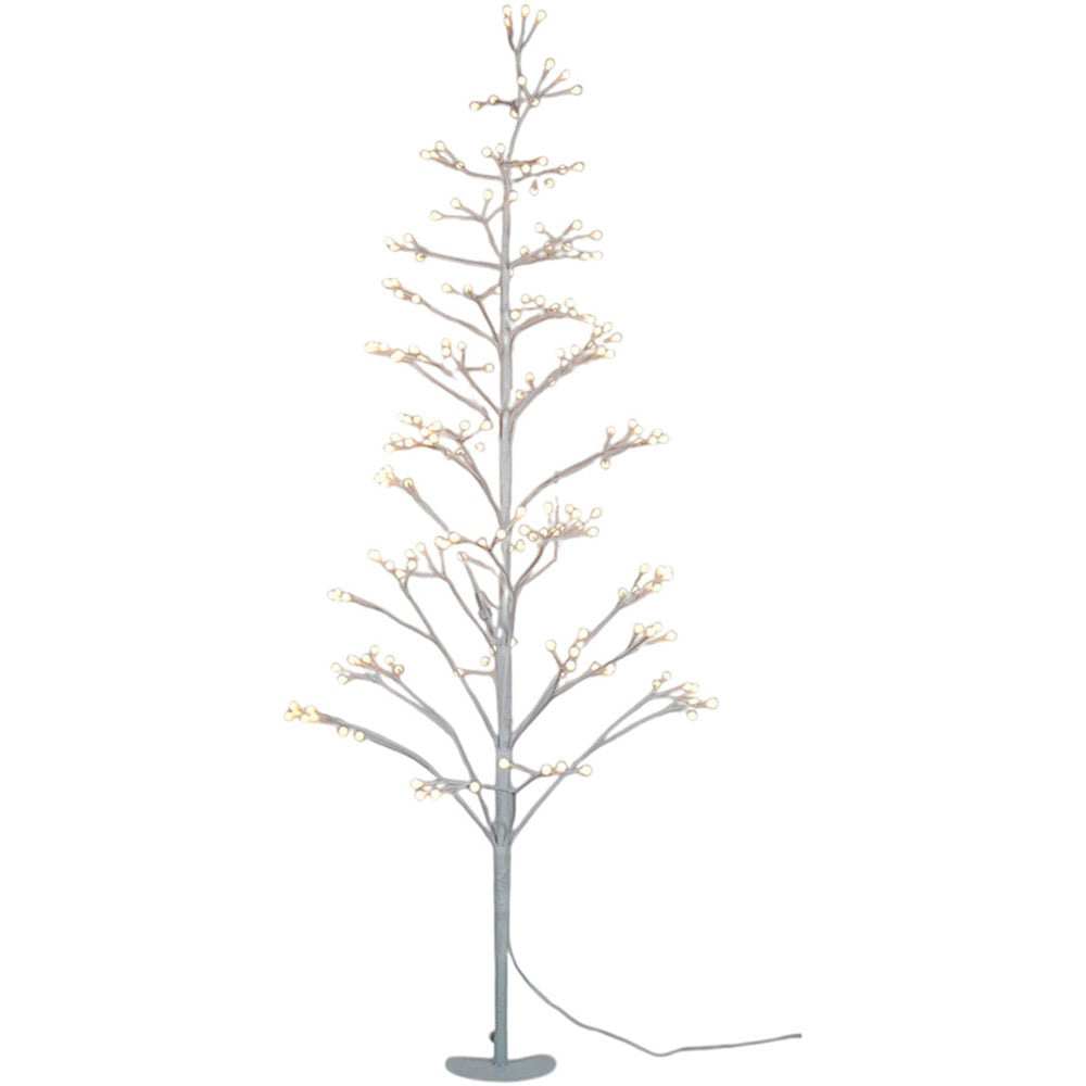 Xmas Haus 200 Warm White and White Micro LED Pre-Lit Artificial Christmas Tree 6ft Image 3
