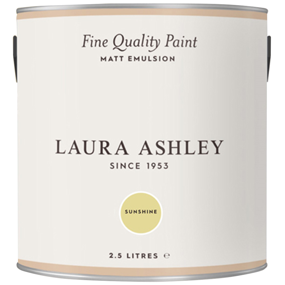 Laura Ashley Sunshine Matt Emulsion Paint 2.5L Image 2