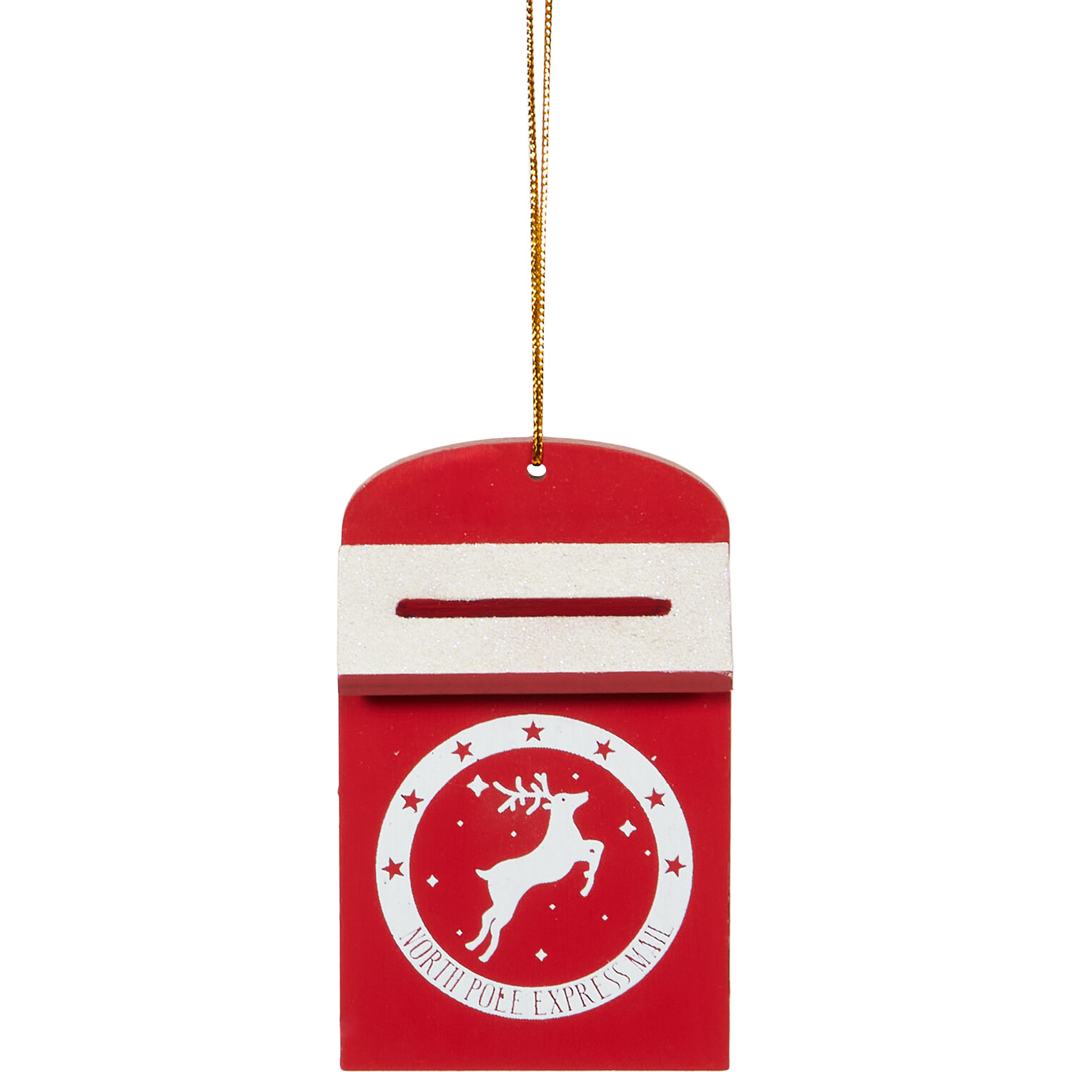 North Pole Express Hanging Decoration - Red Image 2