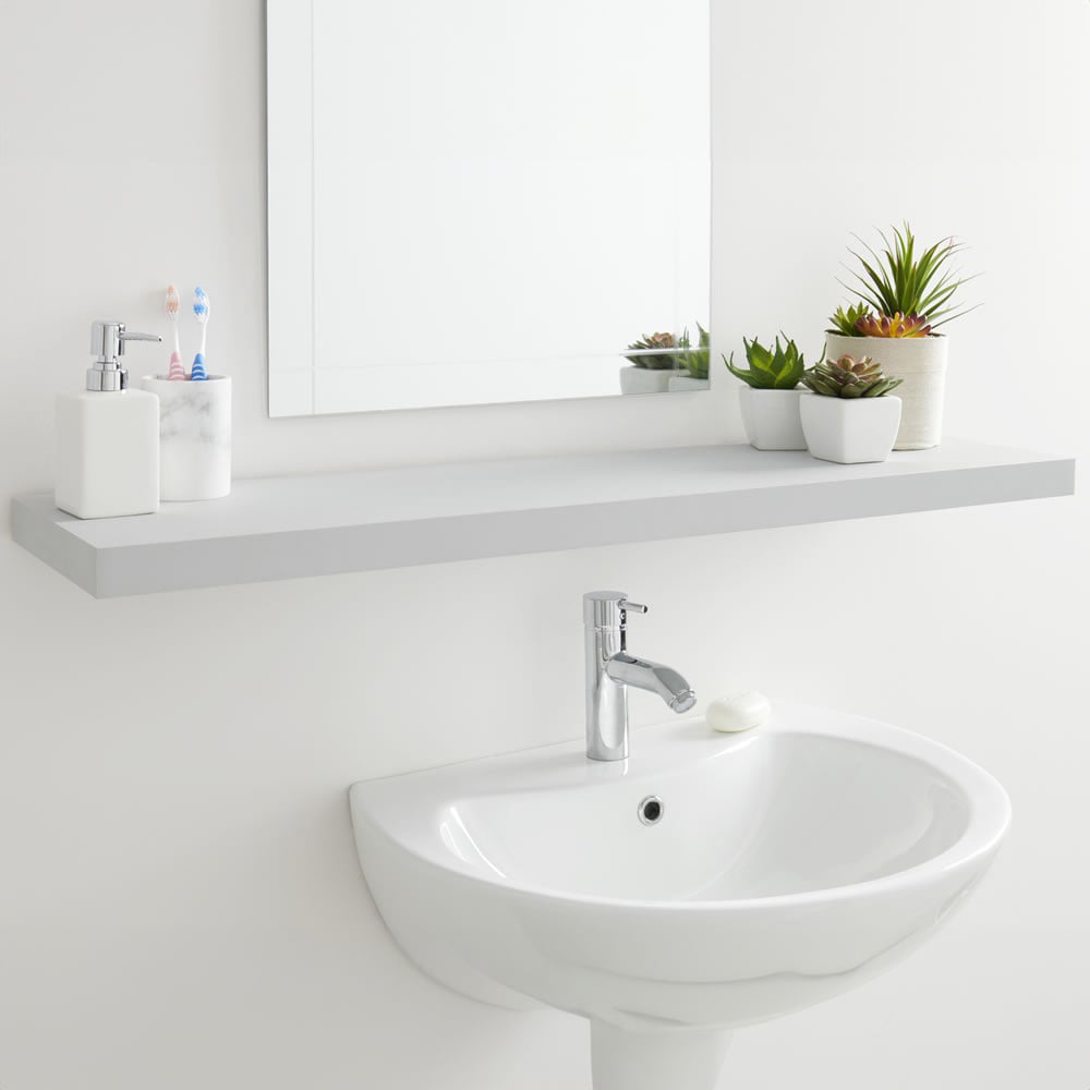 wilko Oslo Grey Floating Shelf Image 2