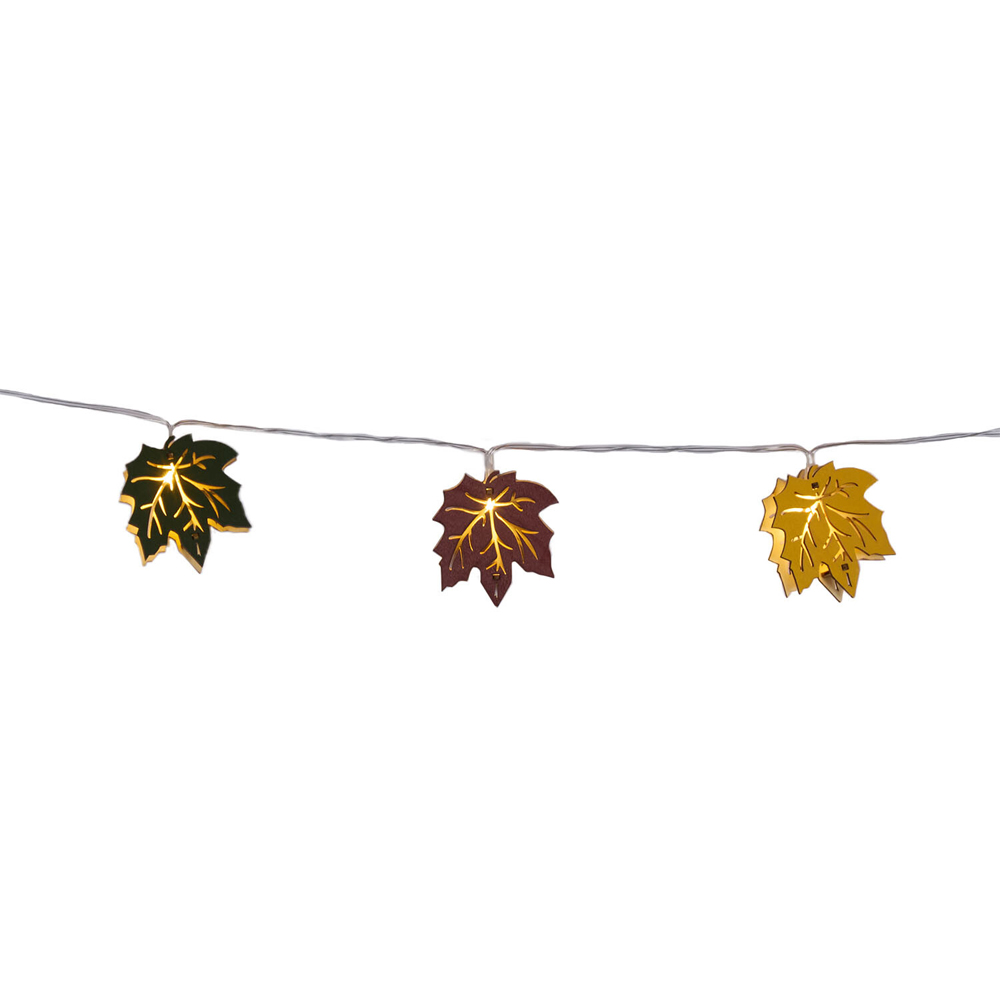 10 LED Maple Leaf String Light Image 3