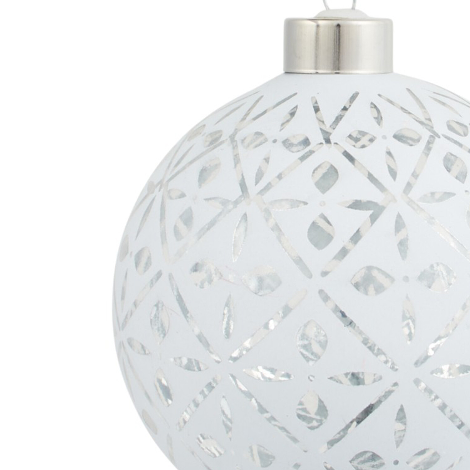 Pattern Bauble White Image 2