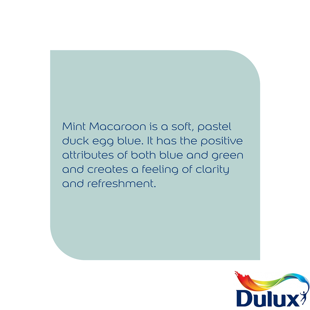 Dulux Easycare Mint Macaroon Washable and Tough Matt Emulsion Paint 2.5L Image 7