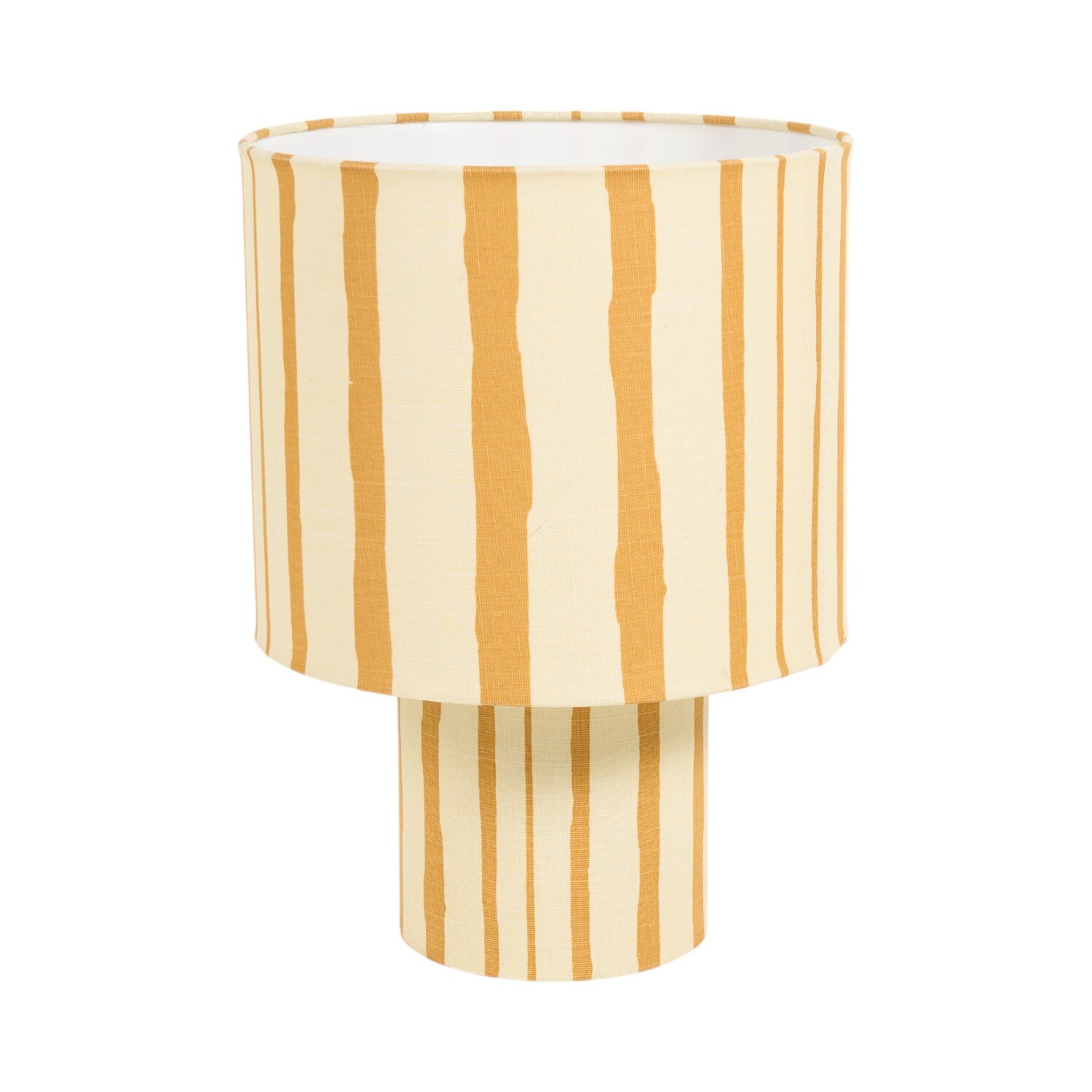 Yellow Stripe Table Lamp Yellow Image 4