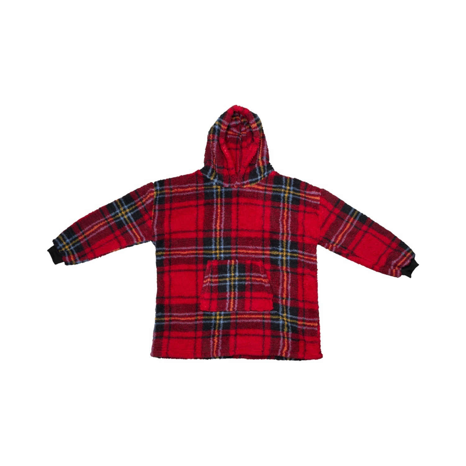 Printed Sherpa Hoodie Image 3