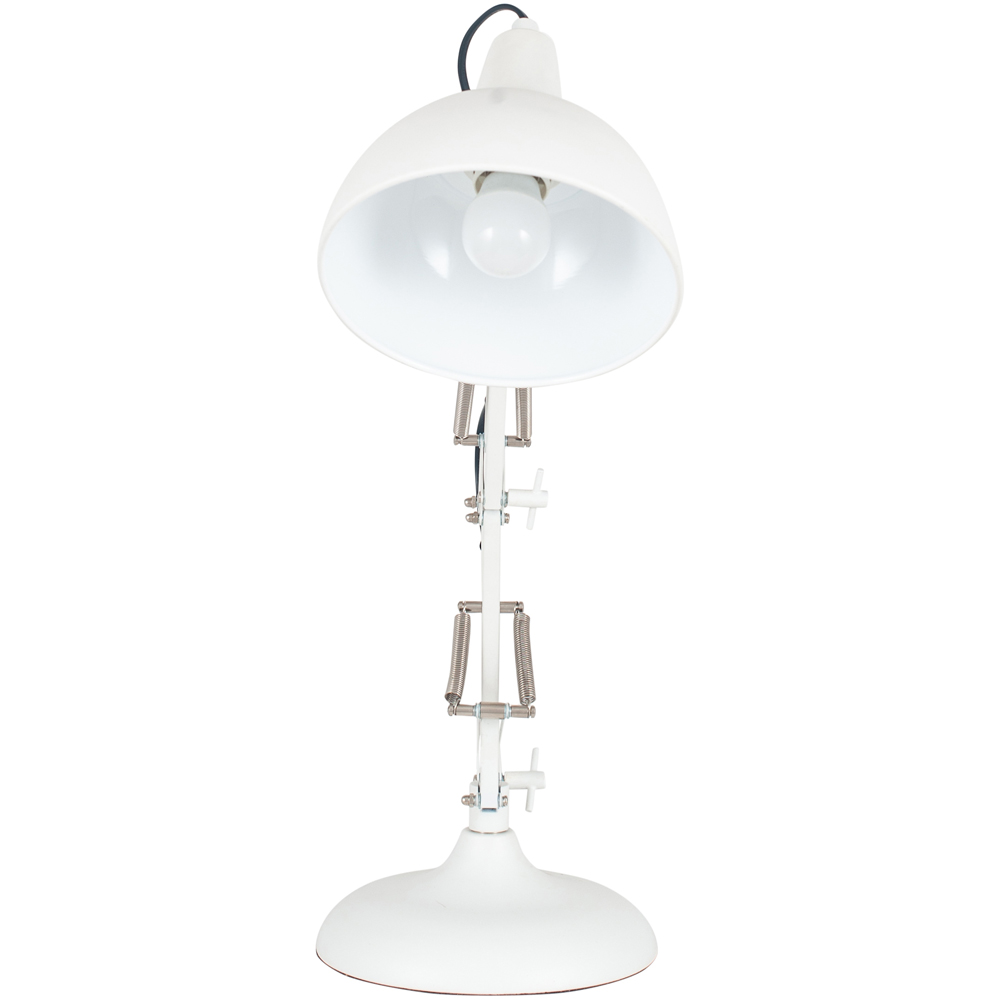 Pacific Lifestyle Alonzo Matt White Angled Table Lamp Image 3