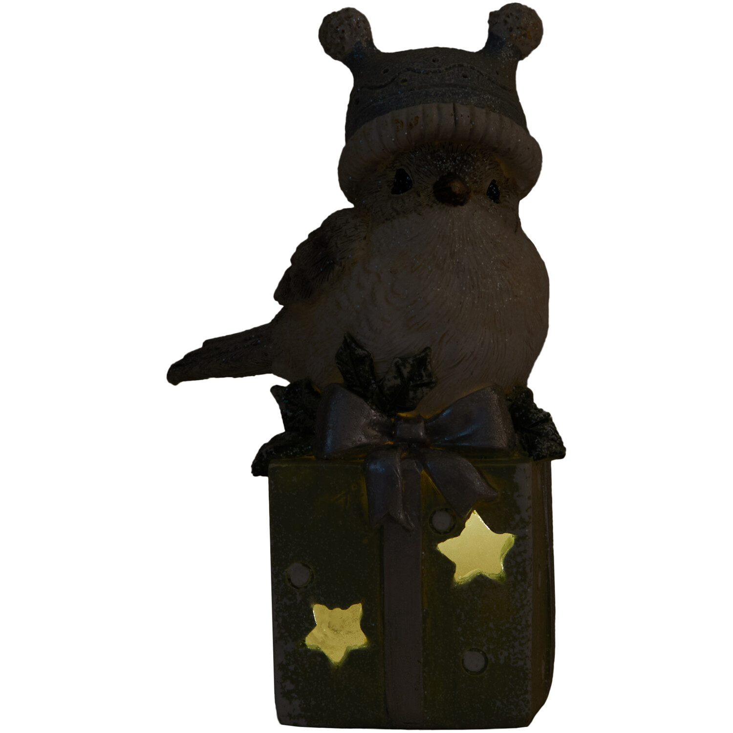 LED Cosy Sitting Robins Image 3