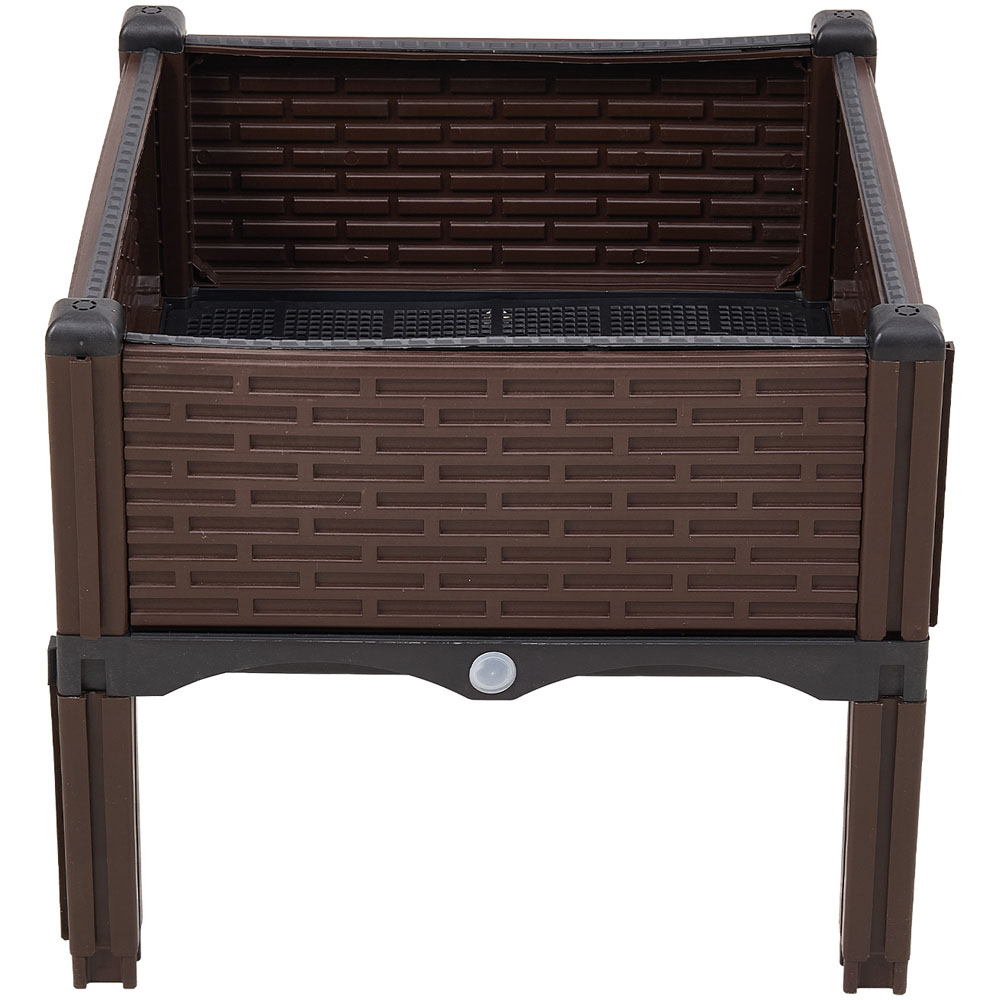 Living and Home Plastic Raised Garden Bed Planter Box 40 x 40 x 33cm Image 4