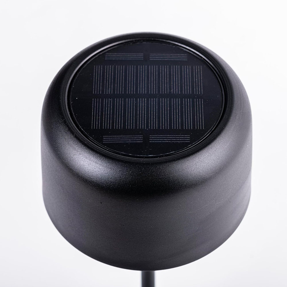 Garden Gear Onyx Black Outdoor Solar Table Lamp 2 Pack Image 3