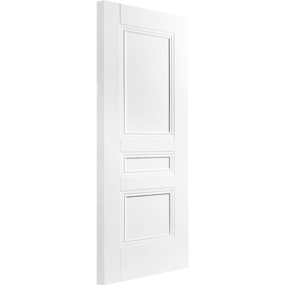 Elegance Henley White Primed 3 Panel Internal Door 1981 x 711 x 35mm Image 3