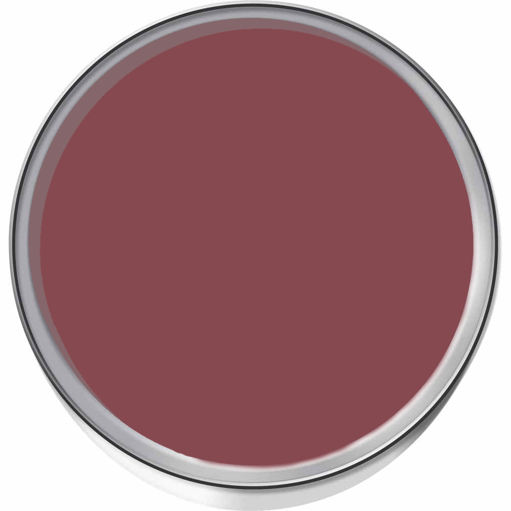 Craig & Rose 1829 Vintage Walls Wood and Metal Medici Crimson Eggshell Paint 2.5L Image 3