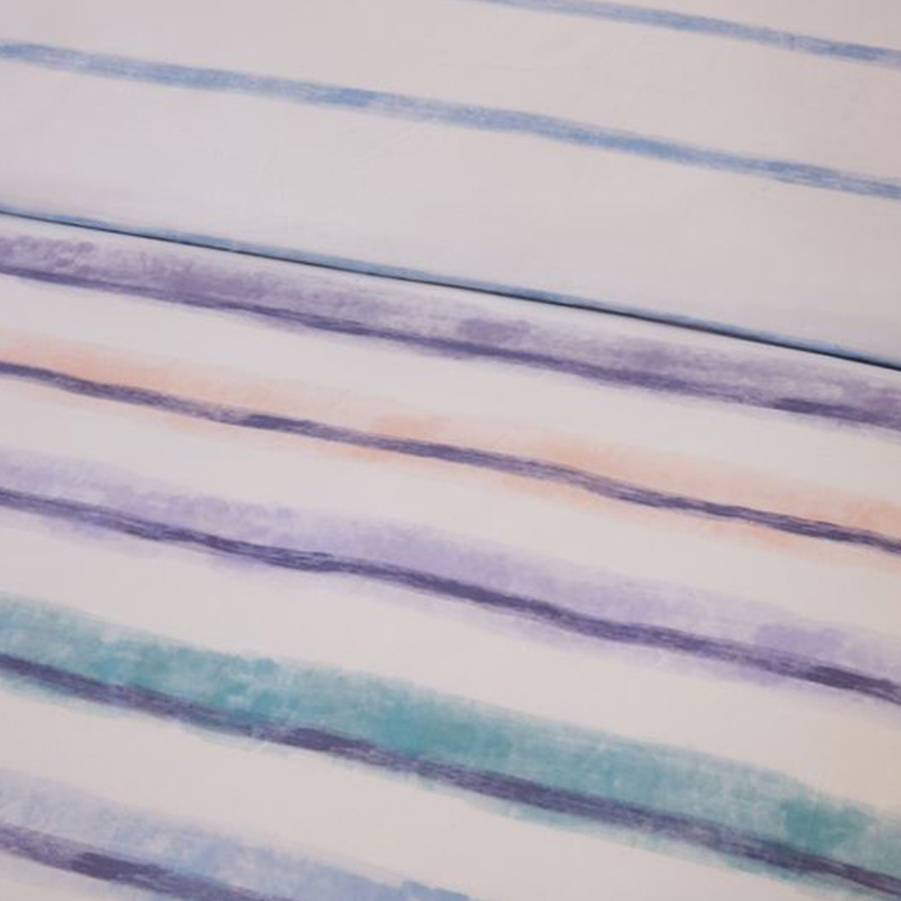 Rapport Home Horizon Double Stripped Polyester Reversible Duvet Cover Set Image 3