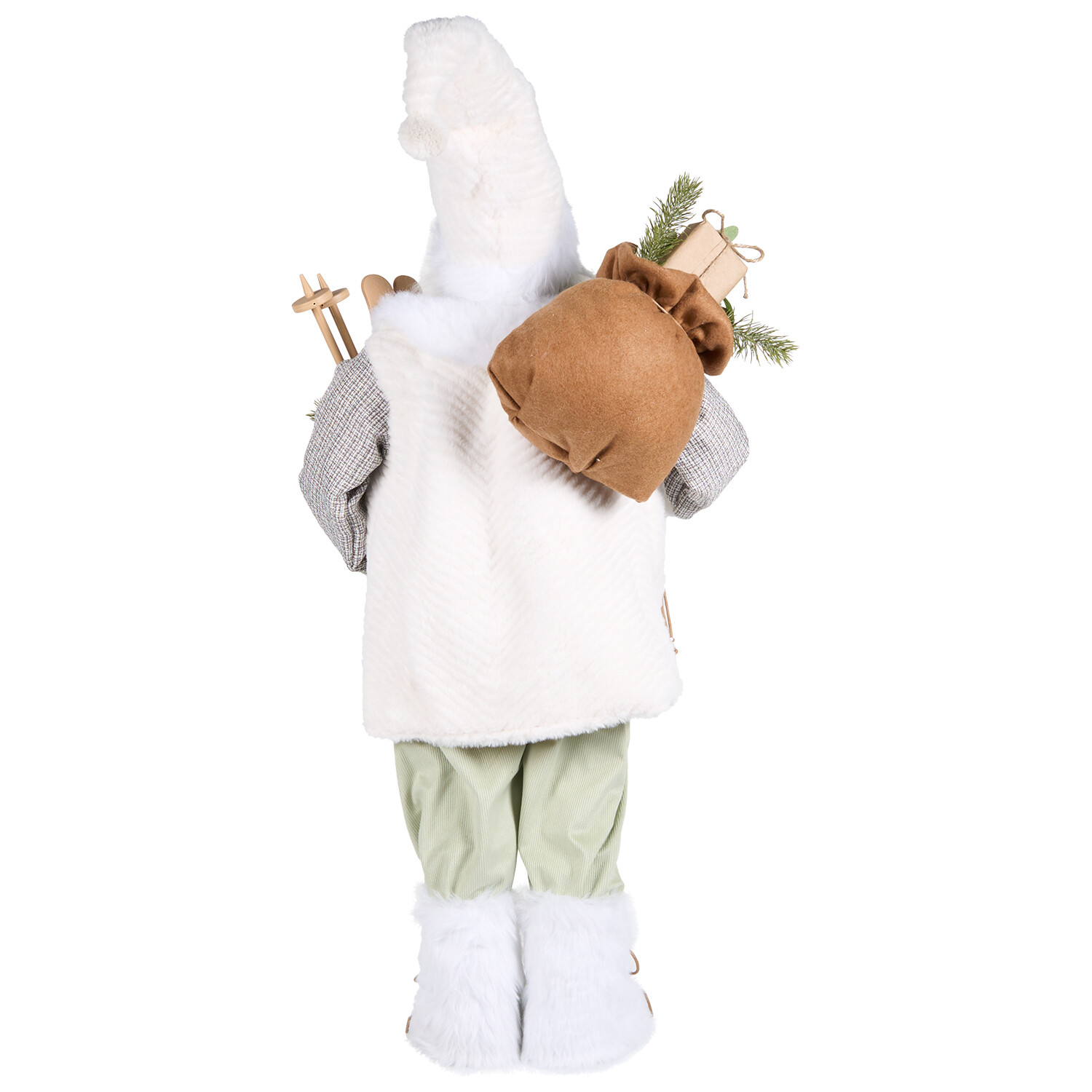 Cosy Cottage Standing Santa Decoration Image 4